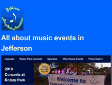 Tablet Screenshot of jeffersonlivemusic.com